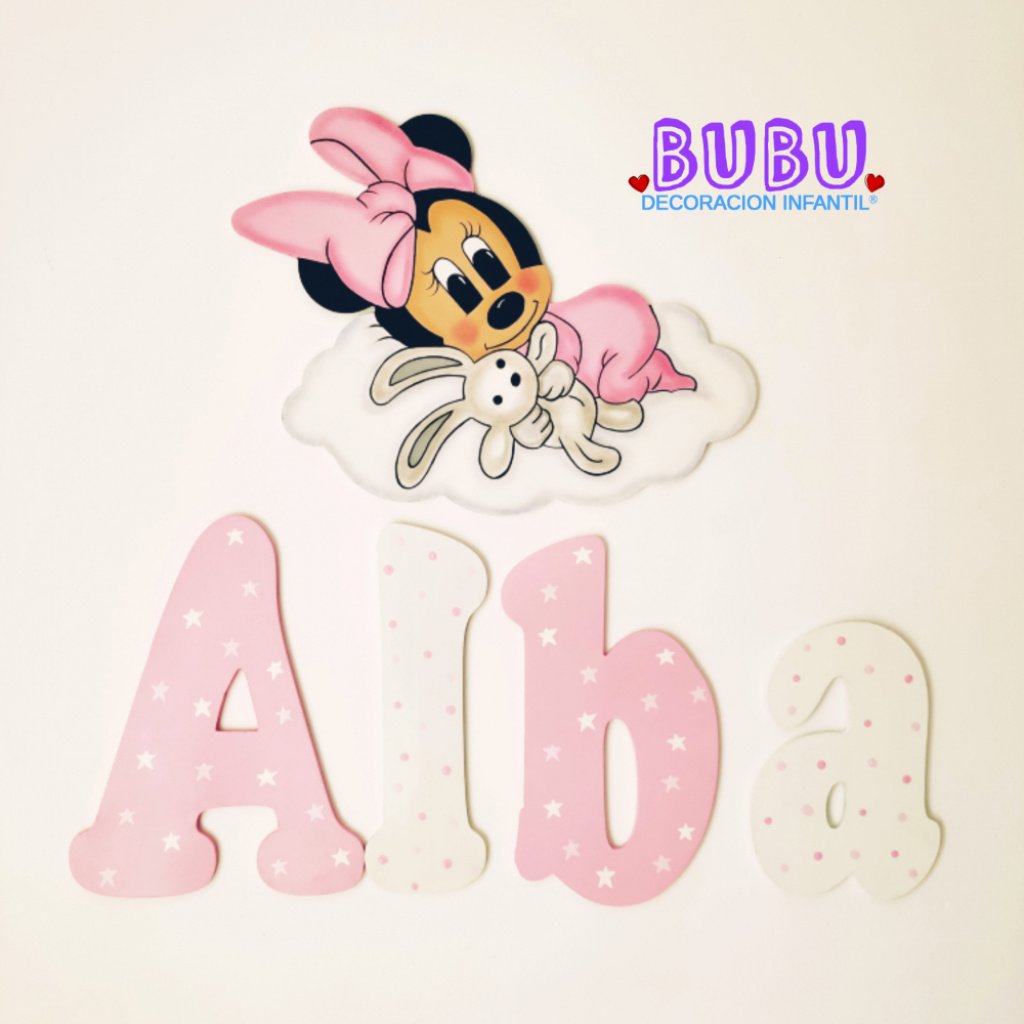 baby minnie wall decor