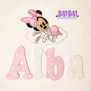 baby minnie wall decor