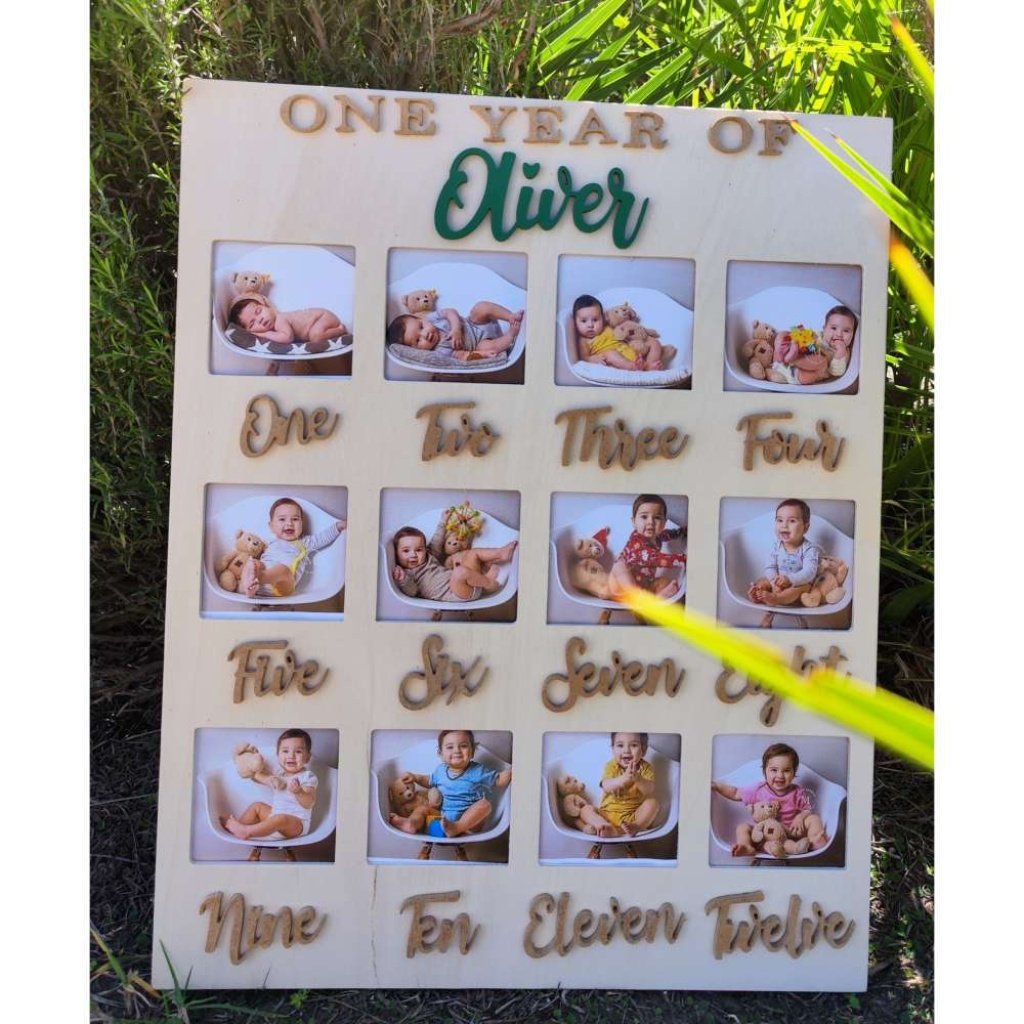 my first year photo board