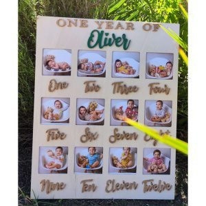 my first year photo board